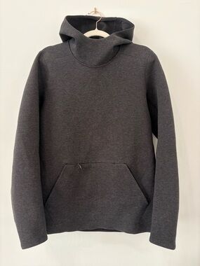 Lululemon Stratum Pullover Hoodie Sz S Heathered Black EUC
